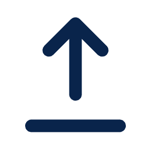 Align Arrow Up Line Icon from Mingcute Line Set