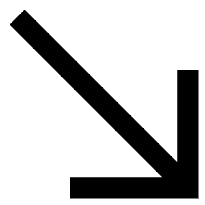 Arrow Down Right Icon from Atlas Line Set