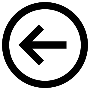 Arrow Left Circle Icon from Atlas Line Set