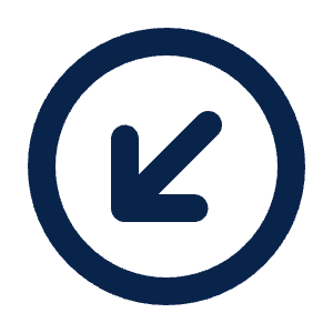 Arrow Left Down Circle Line Icon from Mingcute Line Set