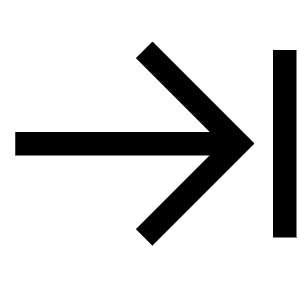 Arrow Left Line Icon from Atlas Line Set