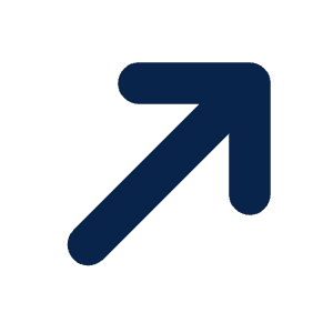 Arrow Right Up Fill Icon from Mingcute Fill Set