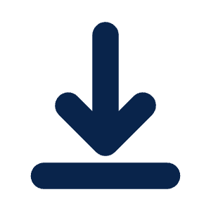 Arrow To Down Fill Icon from Mingcute Fill Set