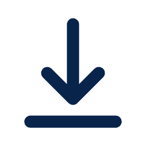 Arrow To Down Line Icon from Mingcute Line Set