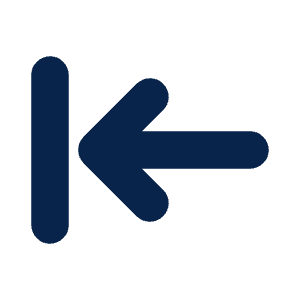 Arrow To Left Fill Icon from Mingcute Fill Set