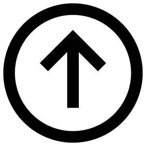 Arrow Up Circle Icon from Atlas Line Set