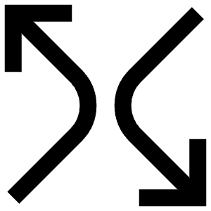 Avoid Arrows Icon from Atlas Line Set