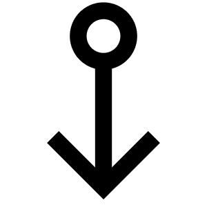 Circle Arrow Down Icon from Atlas Line Set