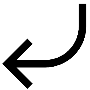 Curve Arrow Left Icon from Atlas Line Set