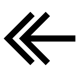 Double Arrow Left Icon from Atlas Line Set