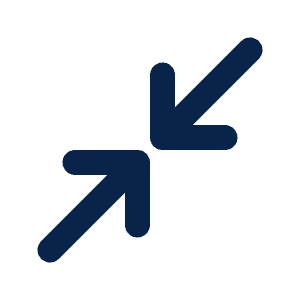 Fullscreen Exit 2 Line Icon from Mingcute Line Set