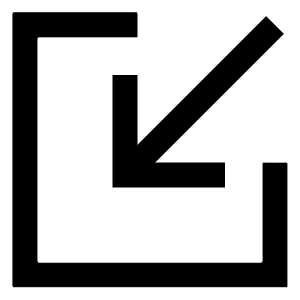 Import Arrow Down Left Icon from Atlas Line Set