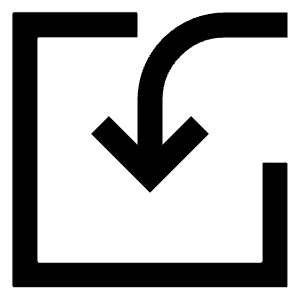 Import Arrow Down Icon from Atlas Line Set