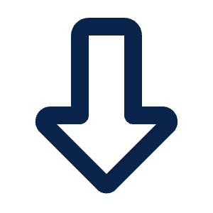 Large Arrow Down Line Icon from Mingcute Line Set