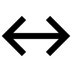 Move Arrow Left Right Icon from Atlas Line Set