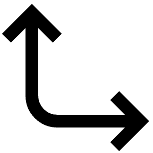 Right Up Arrows Icon from Atlas Line Set