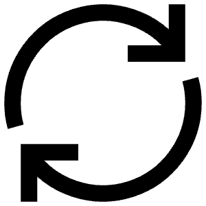 Rotating Arrows Right Icon from Atlas Line Set