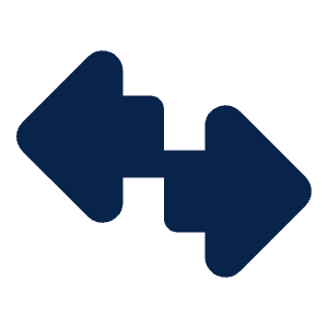 Transfer Horizontal Fill Icon from Mingcute Fill Set