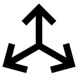 Triple Arrows Icon from Atlas Line Set