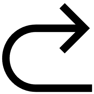 U Turn Arrow Right Icon from Atlas Line Set