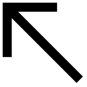 Up Left Arrow Icon from Atlas Line Set