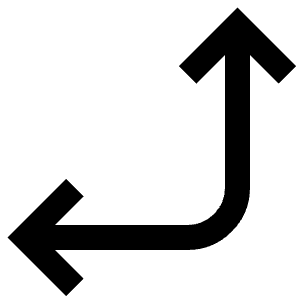 Up Left Arrows Icon from Atlas Line Set