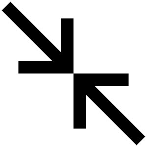 Zoom Out Arrows Icon from Atlas Line Set