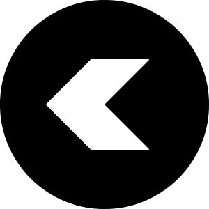 Left Chevron Circle Icon from Block – Free Set