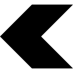 Left Chevron Icon from Block – Free Set
