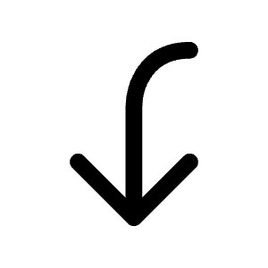 Arrow To Down Right Icon from Solar Linear Set