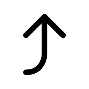 Arrow To Top Left Icon from Solar Linear Set