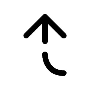 Arrow To Top Right Icon from Solar Broken Set