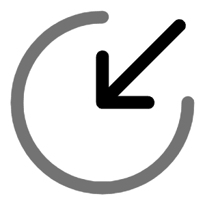 Circle Top Down Icon from Solar Line Duotone Set