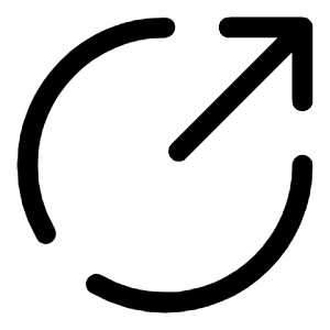 Circle Top Up Icon from Solar Broken Set