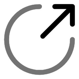 Circle Top Up Icon from Solar Line Duotone Set