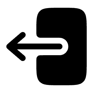 Logout 2 Icon from Solar Bold Set