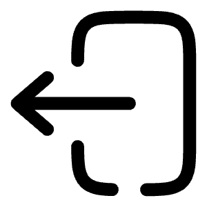 Logout 2 Icon from Solar Broken Set