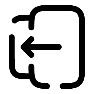 Logout 3 Icon from Solar Broken Set