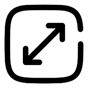 Maximize Square Icon from Solar Broken Set