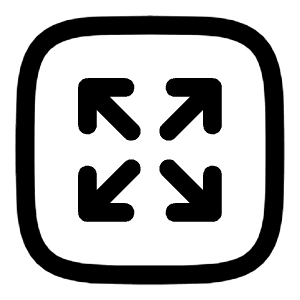 Maximize Square 2 Icon from Solar Linear Set