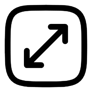 Maximize Square Icon from Solar Linear Set