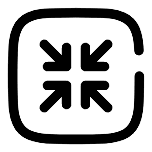 Minimize Square 2 Icon from Solar Broken Set