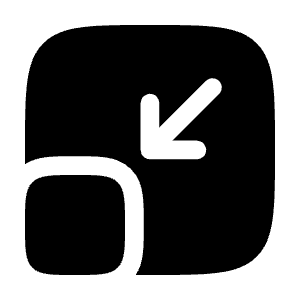 Minimize Square 3 Icon from Solar Bold Set