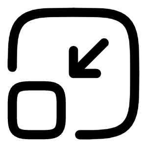 Minimize Square 3 Icon from Solar Linear Set