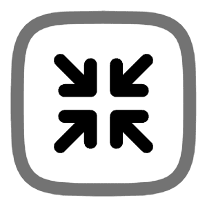 Minimize Square 5 Icon from Solar Line Duotone Set