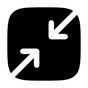 Minimize Square Icon from Solar Bold Set