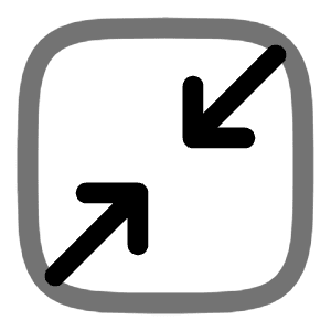 Minimize Square Icon from Solar Line Duotone Set