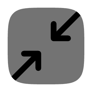 Minimize Square Icon from Solar Bold Duotone Set