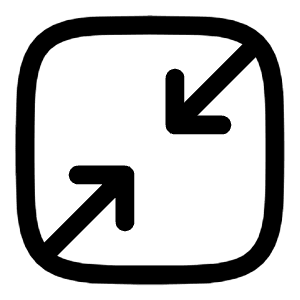 Minimize Square Icon from Solar Linear Set