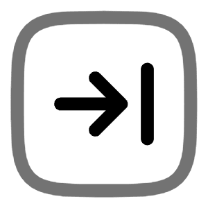 Recive Square Icon from Solar Line Duotone Set